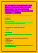 NSG 3100 EXAM 4 PRACTICE QUESTIONS & ANSWERS &vert; GALEN COLLEGE &vert; 2026&sol;2027 STUDY GUIDE &vert; 200 QUESTIONS WITH DETAILED RATIONALES &vert; GUARANTEED PASS &vert; GRADED A&plus; &vert; NEWEST&excl;