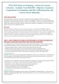 WGU D333 Ethics in Technology - Western Governors&NewLine;University - Academic Year 2026&sol;2027 - Objective Assessment&NewLine;Comprehensive Examination with 100 Verified Questions and&NewLine;Correct Answer Rationales