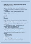 Butler Test 1 &vert; 2026&sol;2027 &vert; Questions & Answers Correct &vert; With Complete Solutions