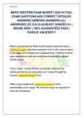 Purdue Global MN551 Advanced Pathophysiology Midterm Vault &lpar;Latest 2026&rpar; &vert; 22 Unique Q&As & Cellular Rationales
