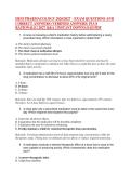 HESI PHARMACOLOGY 2026&sol;2027 &ndash; EXAM QUESTIONS AND &NewLine;CORRECT ANSWERS &lpar;VERIFIED ANSWERS&rpar; PLUS &NewLine;RATIONALE &vert; 2027 Q&A &vert; INSTANT DOWNLOAD PDF