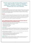 NUR 257 Concepts of Aging and Chronic Illness in Nursing &NewLine;Galen College of Nursing - Academic Year 2026&sol;2027 &NewLine;Examination 3 Comprehensive Examination with Verified&NewLine;Questions and Correct Answer Rationales