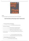 OpenStax Anatomy and Physiology Chapter 1 Reading Guide &vert; 2026&sol;2027 Latest Update &vert; Verified Questions & Answers &vert; A&P Study Guide