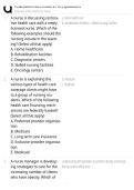 Fundamentals of Nursing Exam 1 ATI Questions & Answers &vert; 2026&sol;2027 Latest Update &vert; Verified Questions & Answers &vert; Nursing Exam Prep