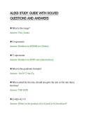 ALEKS STUDY GUIDE WITH SOLVED&NewLine;QUESTIONS AND ANSWERS&NewLine;