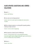 ALEKS UPDATED QUESTIONS AND VERIFIED&NewLine;SOLUTIONS&NewLine;