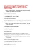 ATI FUNDAMENTALS FOR NURSING 2026&sol;2027 &ndash; EXAM &NewLine;QUESTIONS AND CORRECT ANSWERS &lpar;VERIFIED &NewLine;ANSWERS&rpar; PLUS RATIONALE &vert; 2027 Q&A &vert; INSTANT &NewLine;DOWNLOAD PDF