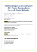 CFESA Gas Certification Exam 2026&sol;2027 &vert; 300&plus; Practice Questions&comma; Correct Answers & Detailed Rationales