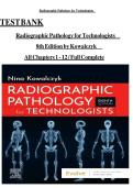TESTBBANK&NewLine;Radiographic BPathology Bfor BTechnologists B&NewLine;B 8th BEdition Bby BKowalczyk B&NewLine;All BChapters B1 B- B12 B&sol; BFull BComplete