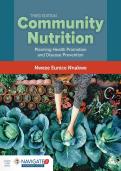 Test bank for Community Nutrition Third Edition Nweze Nnakwe