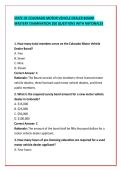 STATE OF COLORADO MOTOR VEHICLE DEALER BOARD MASTERY EXAMINATION 200 QUESTIONS WITH RATIONALES