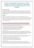 NUR 2513 Maternal-Child Nursing - Rasmussen College &NewLine;Academic Year 2026&sol;2027 - Examination 1 Comprehensive&NewLine;Examination with Verified Questions and Correct Answer&NewLine;Rationales
