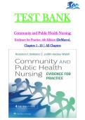 Test Bank For Community and Public Health Nursing&colon; Evidence for Practice 4th Edition By Rosanna DeMarco&comma; Judith Healey-Walsh ISBN 978-1975196554