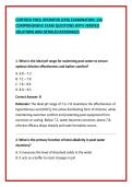 CERTIFIED POOL OPERATOR &lpar;CPO&rpar; EXAMINATION&colon; 250 COMPREHENSIVE EXAM QUESTIONS WITH VERIFIED SOLUTIONS AND DETAILED RATIONALES