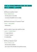 ATSC 113 EXAM PREPARATION TEST BANK&NewLine;WITH CORRECT ANSWERS&NewLine;