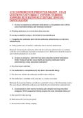 ATI COMPREHENSIVE PREDICTOR 2026&sol;2027 &ndash; EXAM &NewLine;QUESTIONS AND CORRECT ANSWERS &lpar;VERIFIED &NewLine;ANSWERS&rpar; PLUS RATIONALE &vert; 2027 Q&A &vert; INSTANT &NewLine;DOWNLOAD PDF