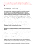 FDNY Z51 RMO FINAL EXAM WITH CORRECT ACTUAL QUESTIONS AND CORRECTLY WELL DEFINED ANSWERS LATEST ALREADY GRADED A&plus;&NewLine;