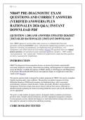 NR607 PRE-DIAGNOSTIC EXAM &NewLine;QUESTIONS AND CORRECT ANSWERS &NewLine;&lpar;VERIFIED ANSWERS&rpar; PLUS &NewLine;RATIONALES 2026 Q&A &vert; INSTANT DOWNLOAD PDF &NewLine;&lbrack;QUESTION 1-200&rsqb; AND ANSWERS UPDATED 2026&sol;2027 &vert; DETAILED RATIONALES &vert; INSTANT DOWNLOAD &NewLine;