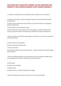 CRAT PREP &lpar;CRAT&rpar; EXAM WITH CORRECT ACTUAL QUESTIONS AND CORRECTLY WELL DEFINED ANSWERS LATEST ALREADY GRADED A&plus;&NewLine;