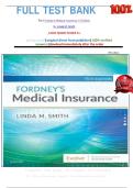 FULL TEST BANK&NewLine;For Fordney's Medical Insurance 15 Edition&NewLine;By Linda M&period; Smith&NewLine; Latest Update Graded A&plus;&period;&NewLine;