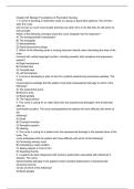 Chapter 08&colon; Biologic Foundations of Psychiatric Nursing &mdash; Notes
