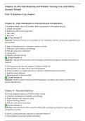 Chapters 16&ndash;20&colon; Safe Maternity and Pediatric Nursing Care &mdash; Linnard-Palmer 2nd Edition