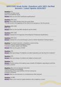 ISFM FSVO Study Guide &vert; Questions with 100&percnt; Verified&NewLine;Answers &vert; Latest Update 2026&sol;2027