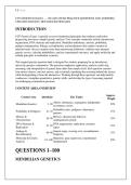 UCF GENETICS EXAM 1 &mdash; 100 ADVANCED PRACTICE QUESTIONS AND ANSWERS &vert; UPDATED 2026&sol;2027 &vert; DETAILED RATIONALES 
