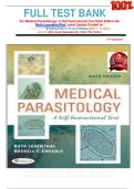 FULL TEST BANK&NewLine;For Medical Parasitology&colon; A Self-Instructional Text Sixth Edition By Ruth Leventhal Phd Latest Update Graded A&plus;&NewLine;