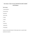 BIOL103 Module 1&lowbar; Medical Terminology QUESTIONS AND CORRECT ANSWERS WITH RATIONALES&period;pdf&NewLine;&NewLine;