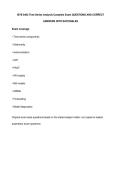 ISYE 6402 Time Series Analysis Complete Exam QUESTIONS AND CORRECT ANSWERS WITH RATIONALES&period;pdf&NewLine;&NewLine;