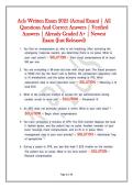 ACLS Pre-Course Self-Assessment and Precourse Work 2025&ndash;2026 &ndash; Flashcards with Questions and Answers on Rhythm Recognition&comma; Pharmacology&comma; and Practical Application&NewLine;&NewLine;