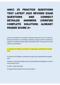 ANCC Certification Exam &mdash; Practice Questions&comma; Study Guide & Review