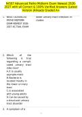 Nr507 Advanced Patho Midterm Exam Newest 2026-2027 with all Correct & 100&percnt; Verified Answers &vert;Latest Version &vert;Already Graded A&plus;