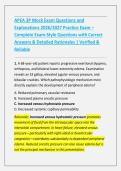 APEA 3P 2026&sol;2027 &ndash; Comprehensive Practice Questions with Correct Answers & Detailed Rationales