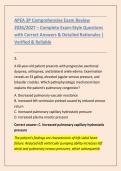APEA 3P Nurse Practitioner 2026&sol;2027 &ndash; Practice Questions with Correct Answers & Detailed Rationales&NewLine;&NewLine;