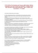 FCR 110 Post Test Questions and Answers 2026 Update&semi; Defense Acquisition University Actual Exam 2026&sol;2027 &vert; Complete Exam-Style Questions with Detailed Rationales &vert; 100&percnt; Verified &vert; Pass Guaranteed &ndash; A&plus; Graded