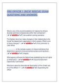 Fire Officer  State Exam R eviewQUESTIONS AND 100&percnt; VERIFIED ANSWERS&period; LATEST 2025&sol;2026 UPDATE