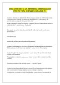 WGU D116 UNIT 3 OA REVIEWED EXAM QUIZZES WITH ACTUAL ANSWERS GRADED A&plus; &period;