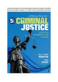 Test Bank for Introduction to Criminal Justice Systems&comma; Diversity&comma; and Change 5th Edition By Callie Marie Rennison&comma; Mary Dodge &lpar;All Chapters 1-14&comma; 100&percnt; Original Verified&comma; A&plus; Grade&rpar;
