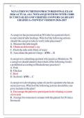 NGN ATI RN Nutrition Proctored Final Exam 2026-2027&colon; 70 Verified Q&A Graded A&plus;&NewLine;&NewLine;