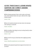 AZ ROC TRADE EXAM B 3 LICENSE UPDATED&NewLine;QUESTIONS AND CORRECT ANSWERS&NewLine;COMPREHENSIVE REVIEW