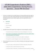 ATI RN Comprehensive Predictor &lpar;PDF&rpar; &vert; &NewLine;&lpar;2026&sol;2027&rpar; Comprehensive Nursing Practice &NewLine;Questions  &vert; Instant PDF Download