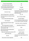 US & GA History Exemption Exam &lpar;UGA&rpar; Test Questions and Answers Rated A