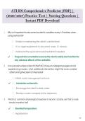 ATI RN Comprehensive Predictor &lpar;PDF&rpar; &vert; &NewLine;&lpar;2026&sol;2027&rpar; Practice Test &vert; Nursing Questions &vert; &NewLine;Instant PDF Download 