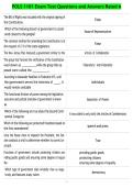 POLS 1101 Exam Test Questions and Answers Rated A