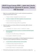 CRCST Exam Content &lpar;PDF&rpar; &vert; &lpar;2026&sol;2027&rpar; Sterile &NewLine;Processing Practice Questions & Answers &vert; Instant &NewLine;PDF Download 
