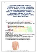 Nursing 250 Medical Surgical Proctored Exam NGN Matrix &lpar;Latest 2026&rpar; &vert; Unique Practice Q&As & Detailed Clinical Rationales