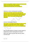 TEXES 181 EXAMPREP NEWEST STUDY GUIDE 2026 WITH &NewLine;COMPLETE QUESTIONS AND ANSWERS &NewLine;&sol;&sol;VERIFIED&sol;&sol;GUARANTEED PASS GRADED A&plus;