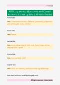 ADN 214 exam 2 Questions and Correct &NewLine;Answers&sol; Latest Update &sol; Already Graded